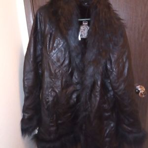 klaus hargreeves shearling coat